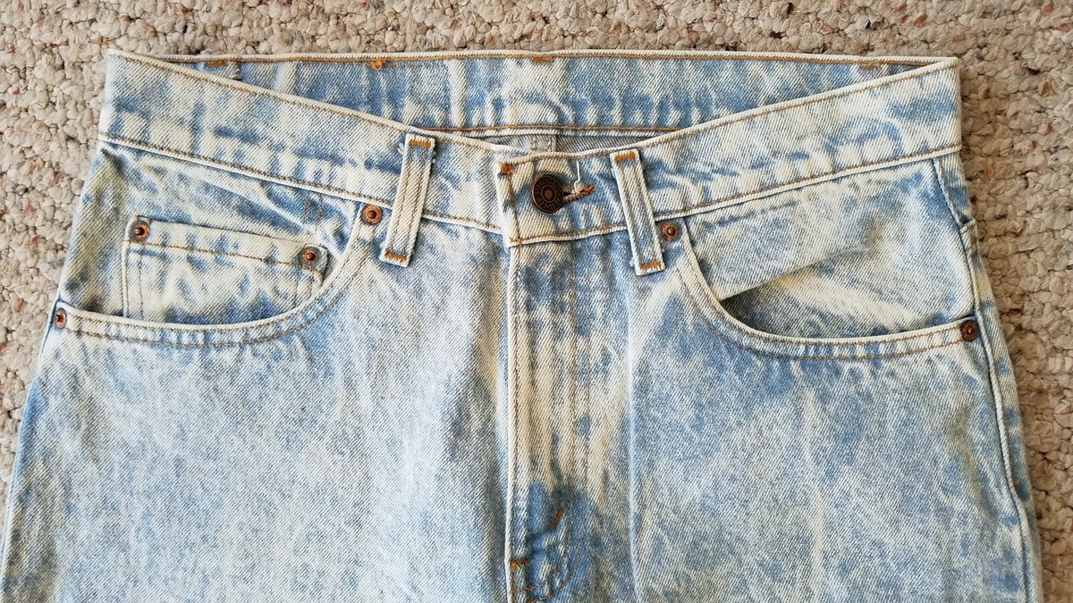 Levi's Acid Washed Straight Leg Mid/low Rise Jeans 506 0208 Levi's Acid Washed Straight Leg Mid/low Rise Jeans 506 0208