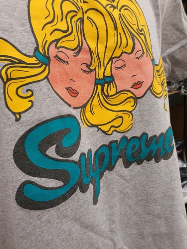 FW13 Supreme Twins Heather Grau T-Shirt Größe M Medium Sehr Selten Vintage - Bild 5 von 9