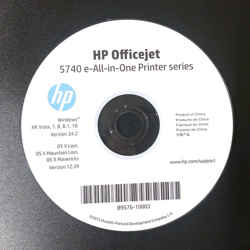 Setup CD ROM for HP OFFICEJET 5740 All 
