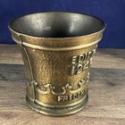 Vintage Bronze Commemorative Pharmacy Mortar Edict Of 1240 — photo 5