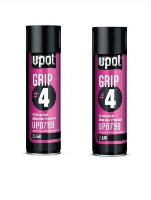 U-POL UP0799 Grip #4 Universal Adhesion Promotor Aerosol 450ML (2 Pack)