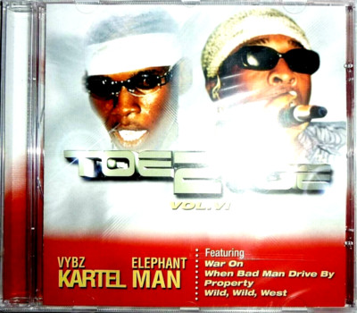 Vybz Kartel & Elephant Man - Toe 2 Toe Vol.6 / CD / 2003 / OVP Sealed / Reggae