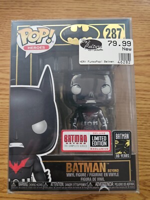 Funko Pop! Heroes DC Comics - Batman Beyond Black Chrome Exclusive #287