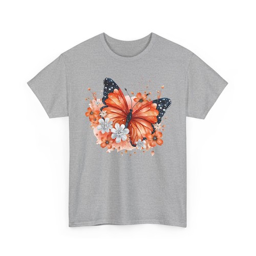 Butterfly Graphic Tee Women’s Aesthetic Oversized T-Shirt Trendy Retro Cute - Picture 26 of 85