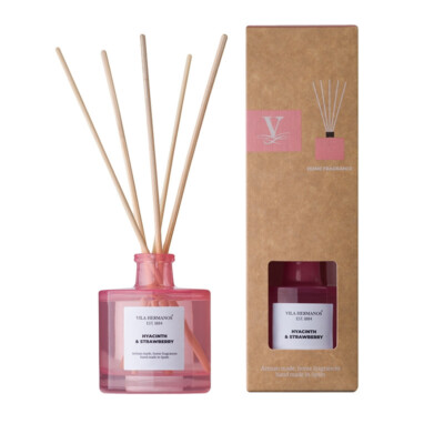 Vila Hermanos HYACINTH & STRAWBERRY Reed Diffuser 6.76 oz JUMBO SIZE