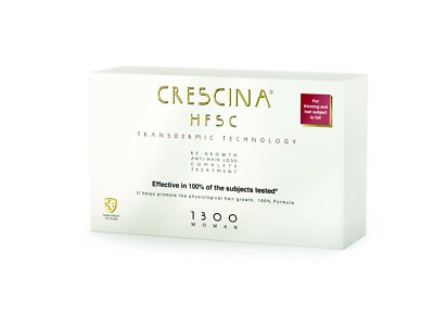CRESCINA Transdermic  Complete Treatment 1300  Woman 40 vials ( 20+20 )