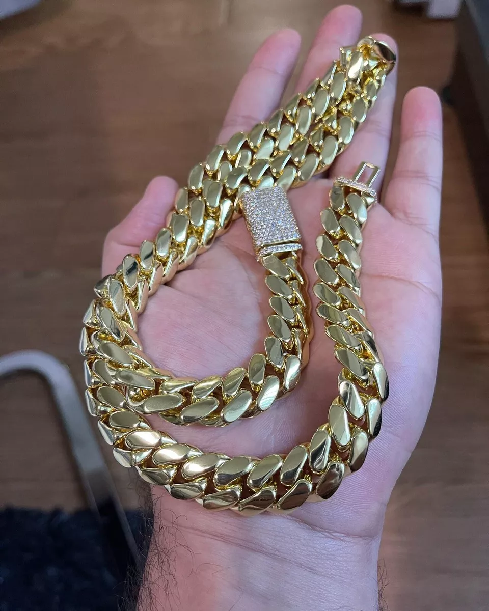 Vintage Louis Vuitton Chunky Heavy Link Bracelet Set in 18k Yellow