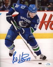 Vancouver Canucks Bo Horvat Signed Autographed 8x10 NHL Photo ACOA V