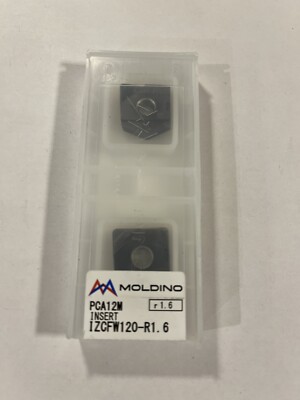 Moldino Carbide Drill Insert IZCFW120-R1.6 PCA12M Qty 2