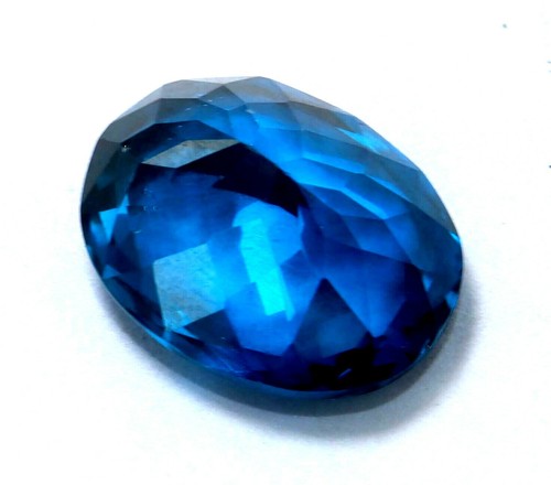12.50 Ct Natural Certified Blue Indicolite Tourmaline Sparkling Loose Gemstone - Picture 4 of 4