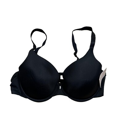 Women's Lightly Lined Semi-Demi Bra - Auden Black 38D