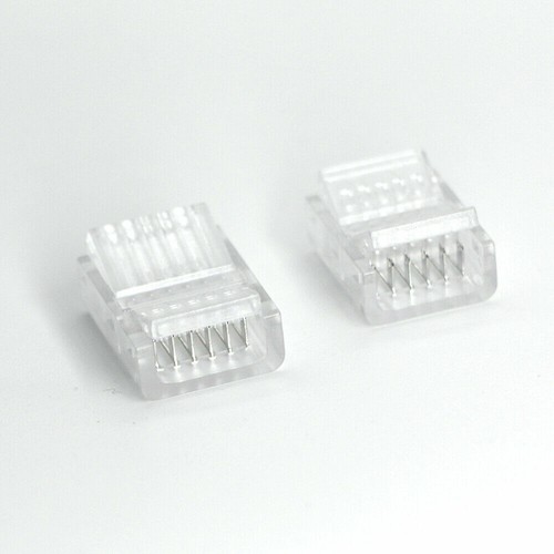 WIRE TO STRIP SOLDERLESS CONNECTOR CLIP LED RGB cct RGBW 2/4/5/6pin PCB ADAPTER - Picture 4 of 12