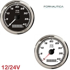 CONTAGIRI ELETTRONICO UNIVERSALE 12/24 V CON CONTAORE MOTORI DIESEL E BENZINA