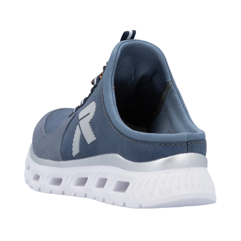 Zuecos para mujer Rieker Sabots zapatillas zapatos de casa azul M6069 Foto 3 de 4