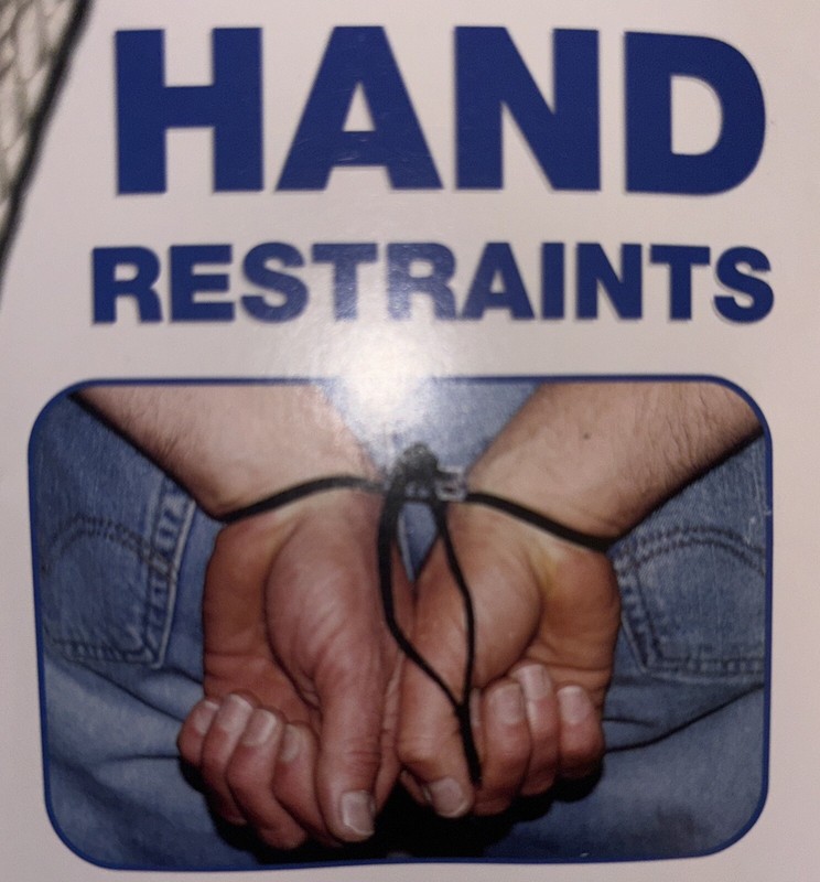 New Black Tuff Ties Nylon Handcuffs Buy 2 Get 2 FREE Law Enforcement Safety