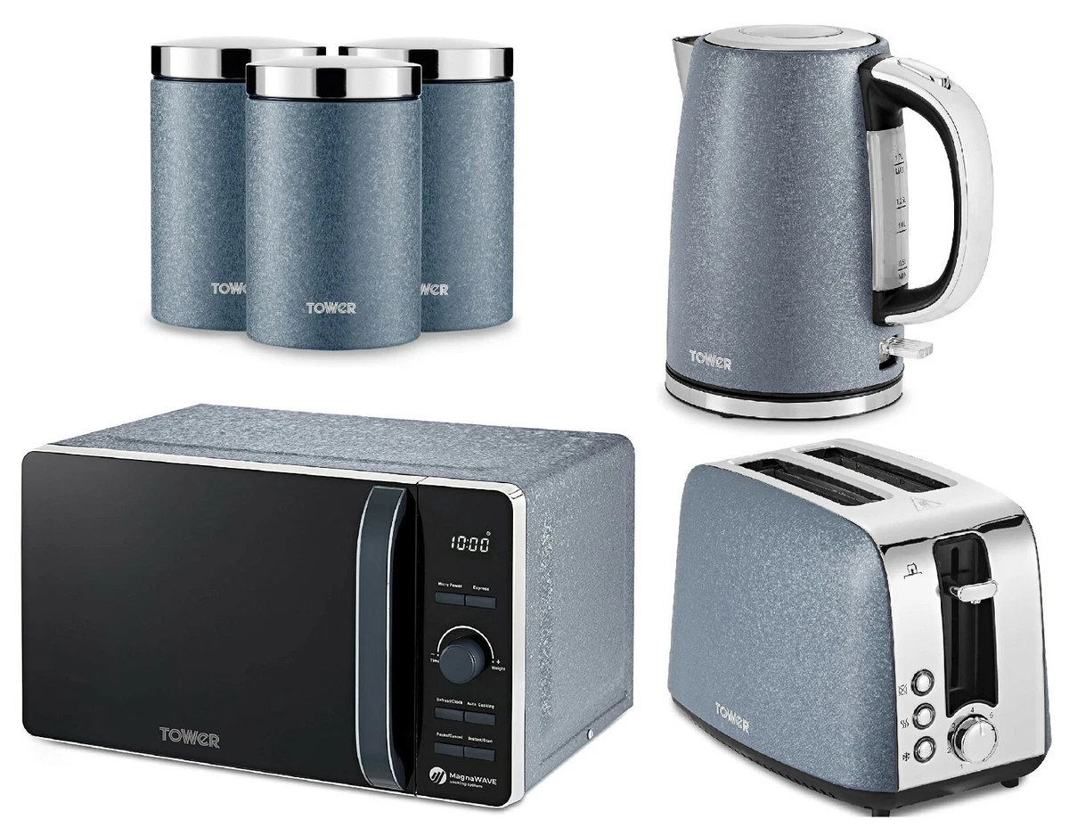 Shop Salter Cosmos Kettle, Toaster Digital Microwave Set, 42 OFF