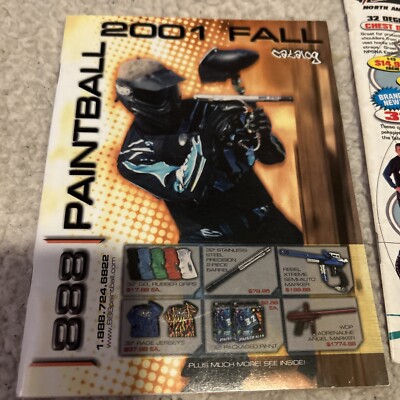 NPS And 888 2000,2001 Paintball Catalogs | eBay