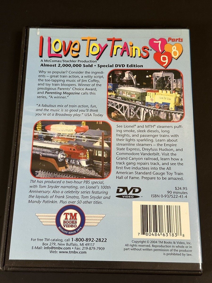 I Love Toy Trains 7-9 [DVD](中古品) I Love Toy Trains - Parts 7-9 & America's Railroads Stream Engines