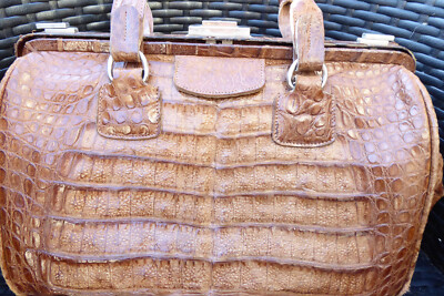 Handbag Vintage Arzttasche Kleine Arzttasche Aus Vollnarbigem