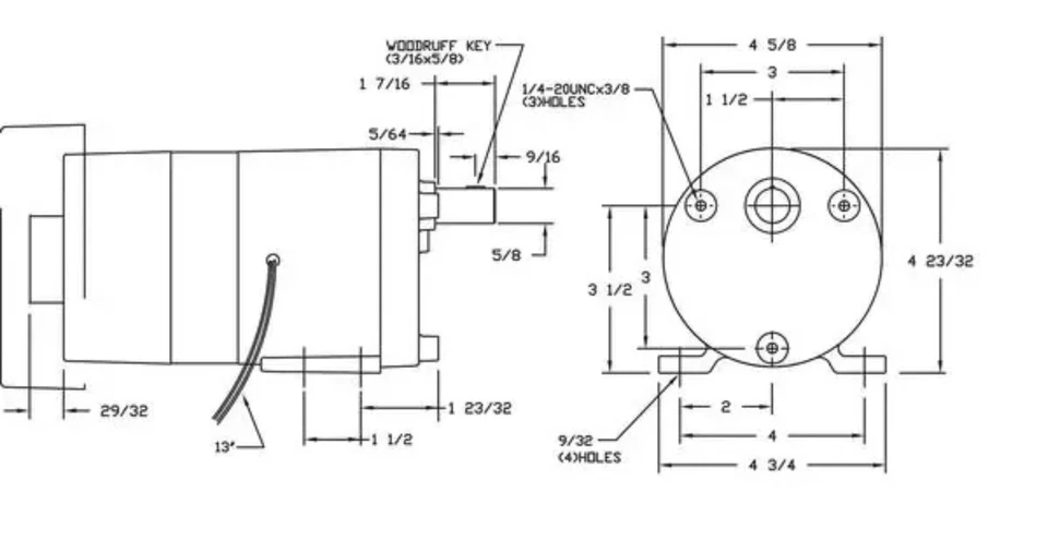 DAYTON 1LPN3 AC Gearmotor 115V 13 RPM 113 in-lb Torque – NEW – More In Stock - Image 4 of 4