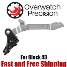 Overwatch Precision Tac Trigger W Bar For Glock 43 G43 - Black 28322 Overwatch Precision Tac Trigger W Bar For Glock 43 G43 - Black 28322