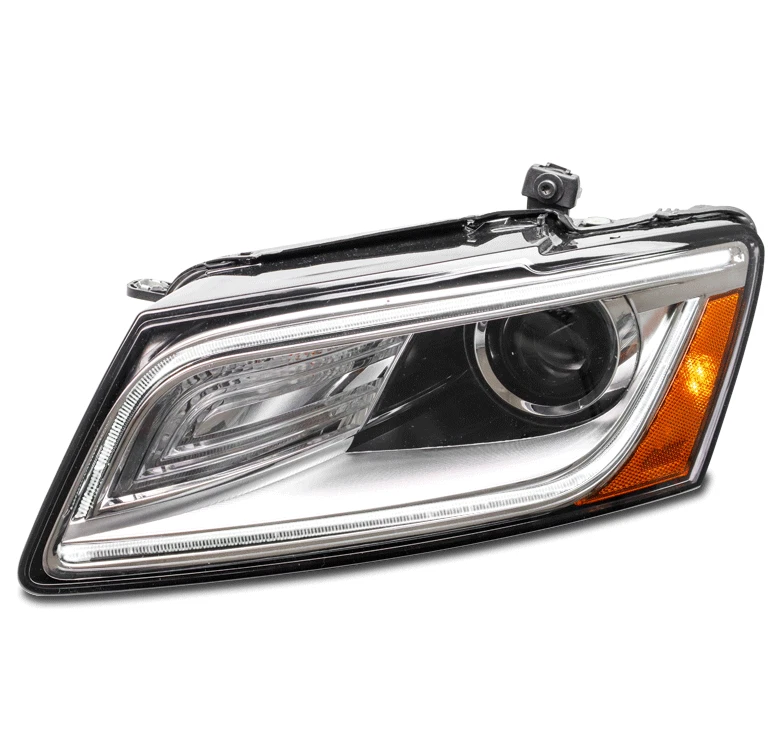 13-17 Audi Q5 SQ5 HID/Xenon LED DRL Projector Headlight Chrome W/O AFS Driver - Imagem 2 de 4