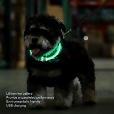 3 Modalità Luce Regolabile Collare Luminoso Per Cani Ricaricabile - LED Impermeabile Per Passeggiate Notturne | 3 Modalità Impermeabile Ipx7 - Foto 6