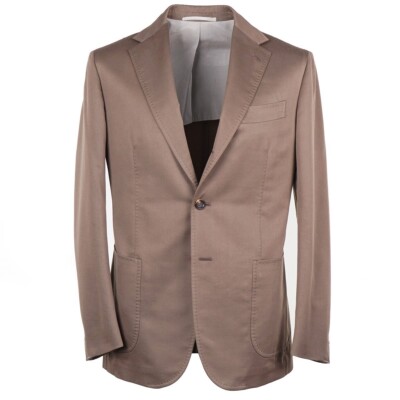 Stile Latino Napoli Tailored-Fit Extrafine Wool-Cotton Suit 42R (Eu 52) NWT