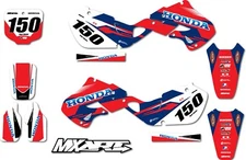 Honda CR 125 1998 1999 Full Custom decal Kit VOLT STYLE sticker kit graphics