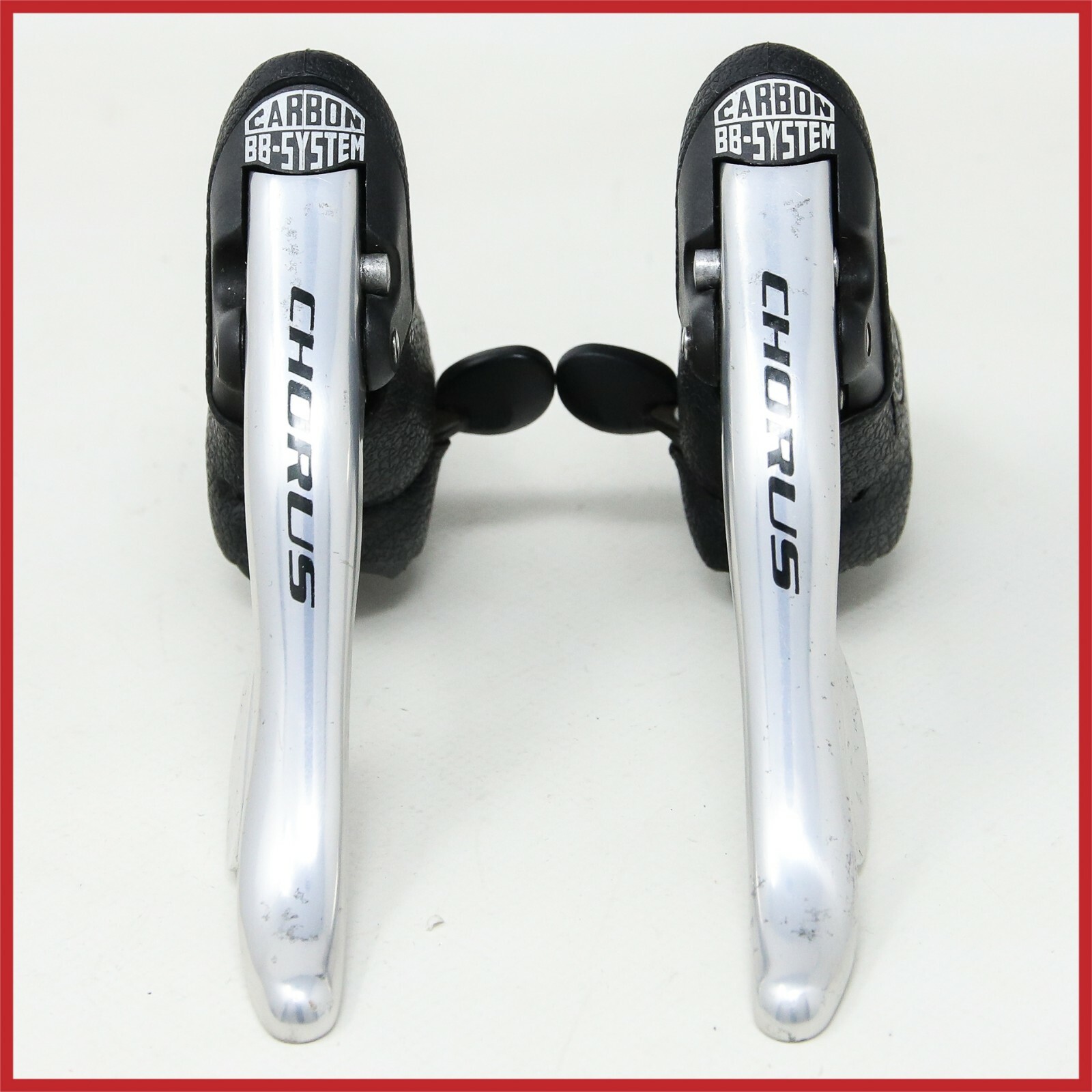KAMPAGNOLO CHORUS 9s SPEED ERGOPOWER SHIFTERS BRAKE LEVERS VINTAGE CARBON ROAD KAMPAGNOLO CHORUS 9s SPEED ERGOPOWER SHIFTERS BRAKE LEVERS VINTAGE CARBON ROAD