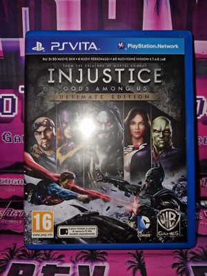   INJUSTICE GODS AMONG US ULTIMATE SONY PSVITA PAL IT  CIB MINT PCSB-00356