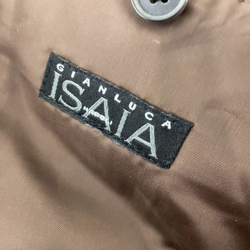 Gianluca Isaia Mens 42 Black Blazer 90% Wool 10% Cashmere 3-Button 2765 - Image 4 of 4