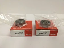 NICE/RBC 1604DCTN Lot of 2 Bearing Double Rubber Seal 0.3750"0.8750"0.3438" New