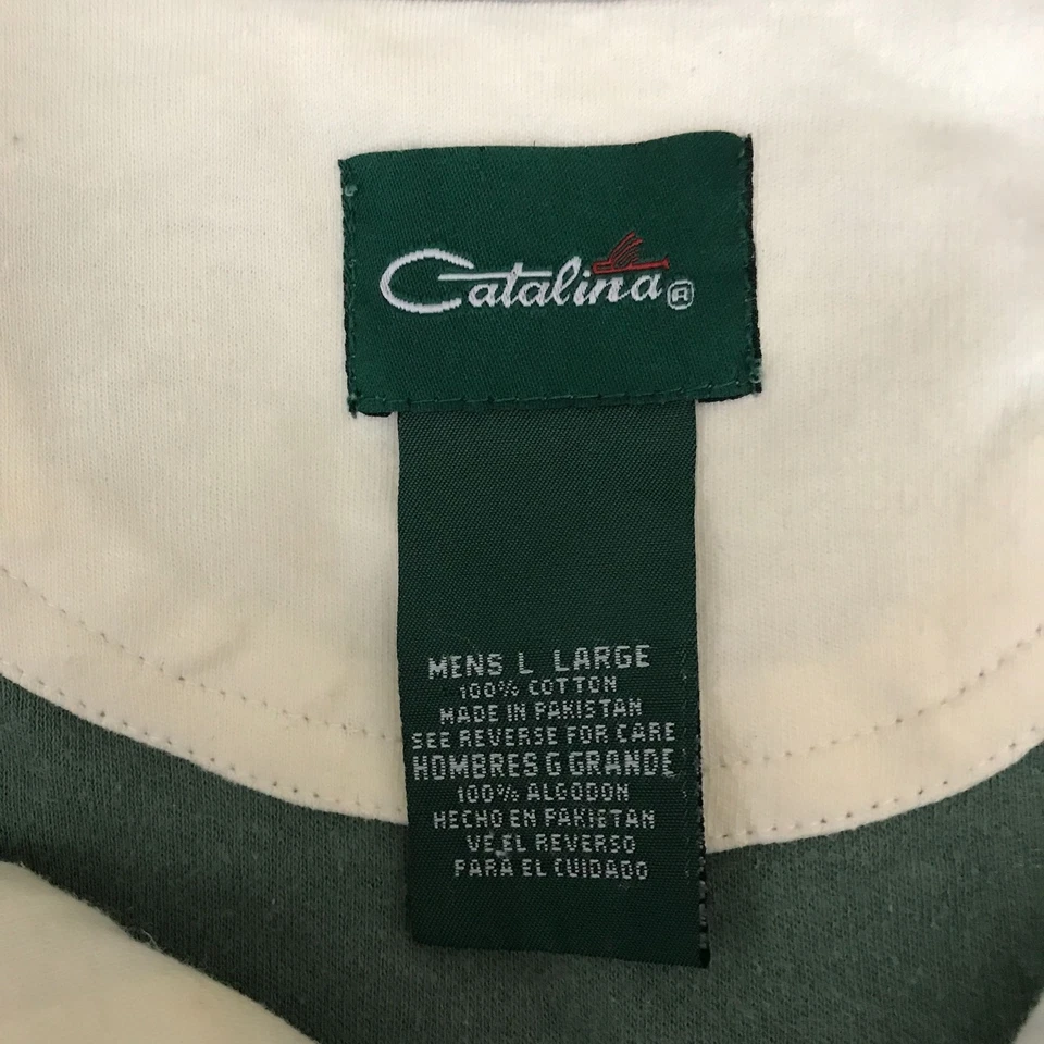 Polo de golf vintage años 90 Catalina para hombre talla grande estilo rugby Foto 4 de 4