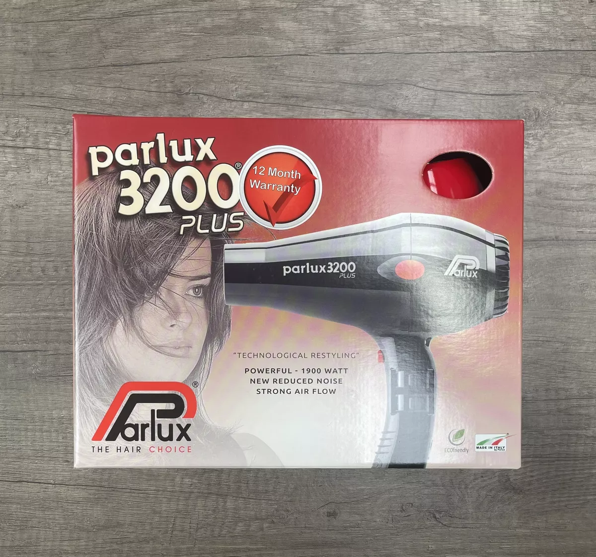 Parlux 3200 Plus Hairdryer Red eBay