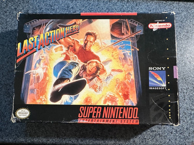 Last Action Hero for Super Nintendo (SNES) - Game and Box only - No Manual