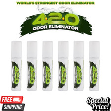420 Smoke Odor Eliminator Spray 6-Pack, 1oz Each   Green Scent  Fast-Acting