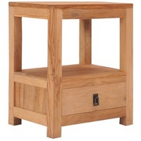 Nachttisch 40X30X50 Cm Teak Massivholz