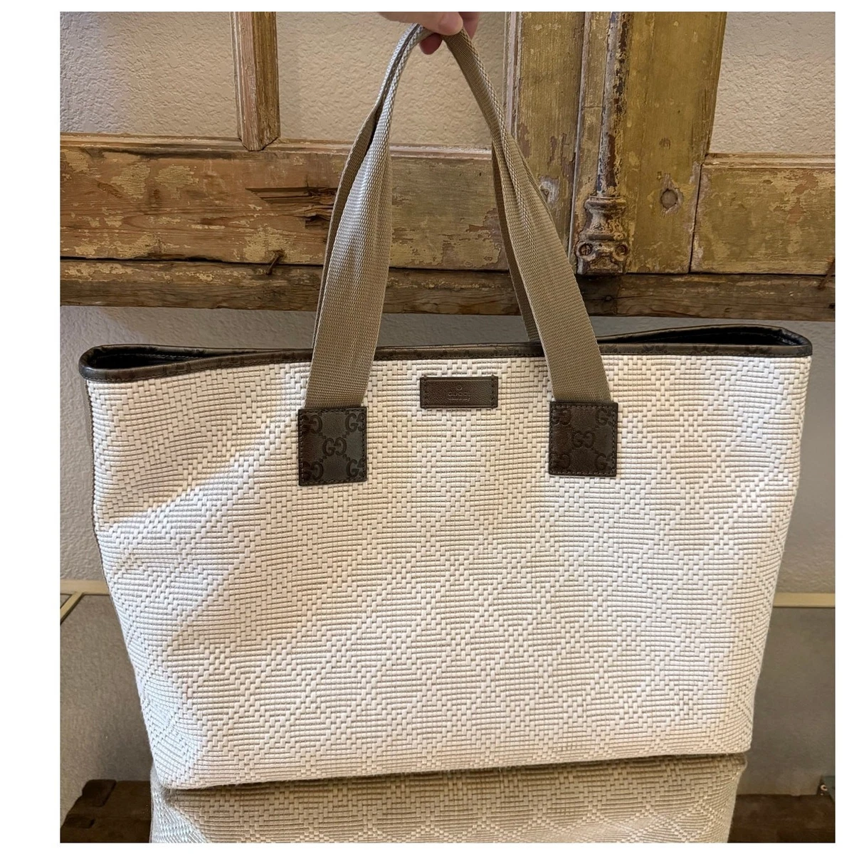 グッチ トート ホワイト バッグ & ハンドバッグ 女性用 | eBay