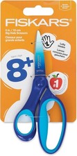 Fiskars 6" Left-Handed Big Kids Scissors for Ages 8-11, Scissors for School or C