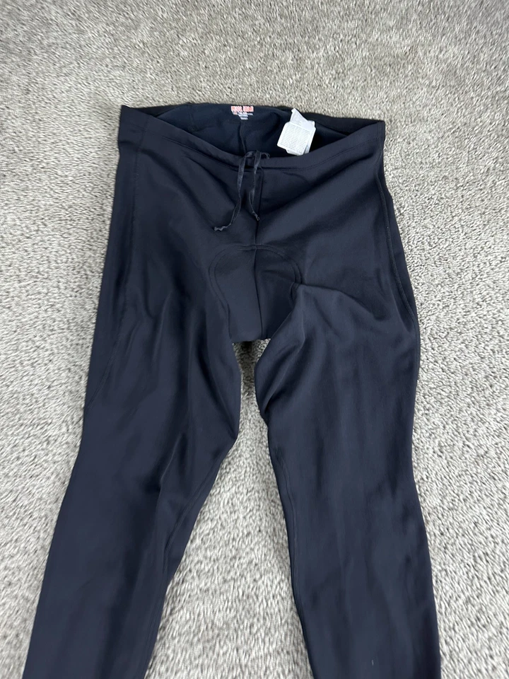 Pearl Izumi Cycling Pants Mens Extra Large Black Padded Drawstring - Image 3 of 4