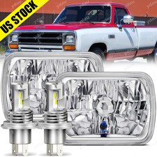 For Dodge W250 D350 Ram 81-93 Dodge Ramcharger 7 Rectangle Led Headlight For Dodge W250 D350 Ram 81-93 Dodge Ramcharger 7 Rectangle Led Headlight