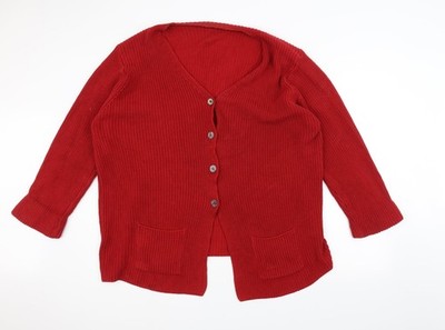 Rote Damenjacke UK-Größe 18 von Marks and Spencer