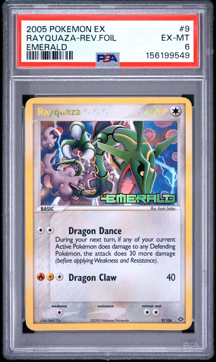 Rayquaza Pokémon TCG EX Emerald Individual Collectible Card Game