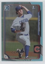 2015 Bowman Draft Chrome Sky Blue Refractor Ryan Kellogg #22 1md