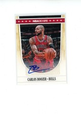 2011-12 Panini Hoops Carlos Boozer #22 Chicago Bulls Autograph Auto READ