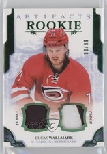 2017-18 Upper Deck Artifacts Rookies Emerald Materials 93/99 Lucas Wallmark 0j4n