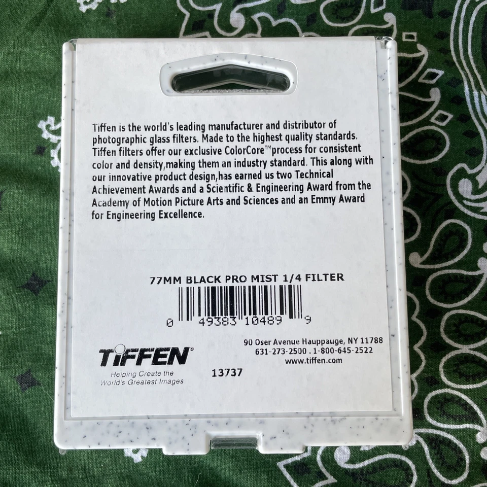 Tiffen 77mm Black Pro Mist 1/4 Filter - Image 2 of 4