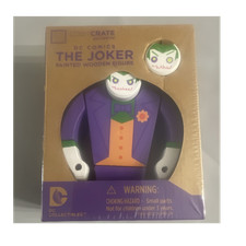 Loot Crate DC Comics Joker Wooden Figurine Ba...