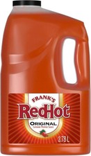 Frank's RedHot Original Cayenne Pepper Sauce - 1 Gallon (3.78L) Bulk Jug